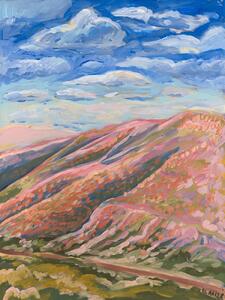 Illustrazione Colorful hills, Eleanor Baker, (30 x 40 cm)