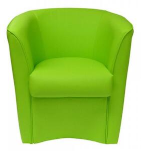Poltrona Adda 75x66x76 cm in Similpelle verde acido