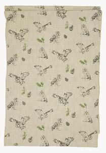 Runner in lino e cotone Tawny Owl