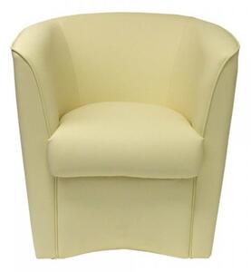 Poltrona Adda 75x66x76 cm in Similpelle beige
