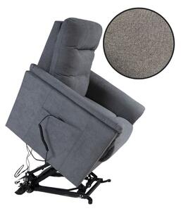 Poltrona alzapersona Alessia 79x94102 cm 2 motori tessuto Twist 03