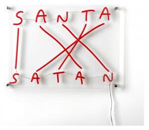 Lampade da tavolo SELETTI, Santa-Satan, dimmerabile, Rosso, Soggiorno, Plastica, Design