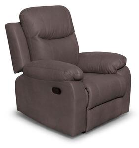 Poltrona reclinabile Chicago 97x90x100 cm Grigio elephant