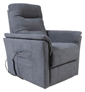Poltrona alzapersona Alessia 79x94102 cm 2 motori tessuto Twist 20