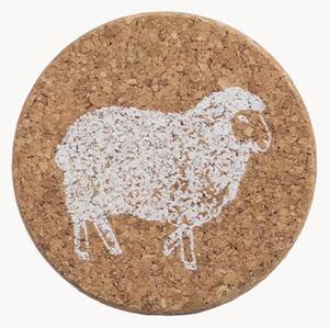 Set di 6 sottobicchieri Sheep