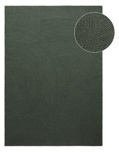 Tappeto verde scuro in lana tessuto a mano 200x300 cm Calmio – Hanse Home