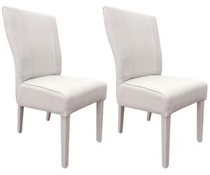 Set 2 Sedie 99x46x63 cm Roxanne panna