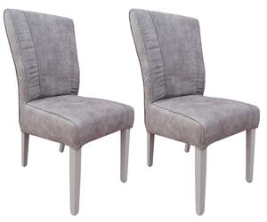 Set 2 Sedie 46x99x63 cm Roxanne Yuma 34 Fango