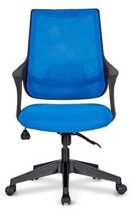 Poltrona da ufficio 51x61x95/105 cm Alfa blu con ruote