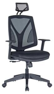 Poltrona da ufficio 64x48x120/130 cm Bella nera
