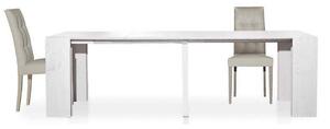 Consolle Allungabile 50/300x90x76 cm Audace bianco larice