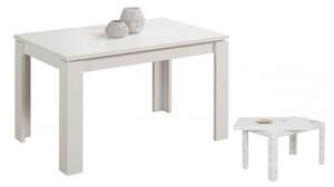 Tavolo allungabile 120/160x80x76 cm Maribor bianco larice