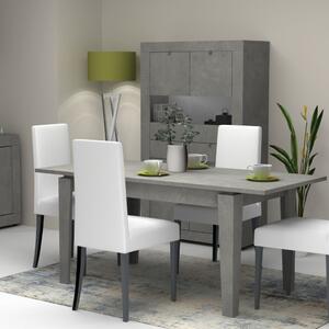 Tavolo allungabile 120/160x80 cm Megaron cemento
