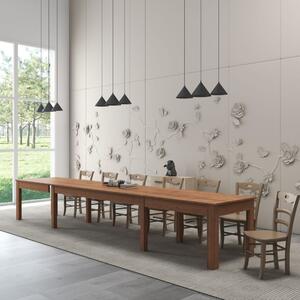 Tavolo allungabile 160/320x90 cm Super 4 colore noce country