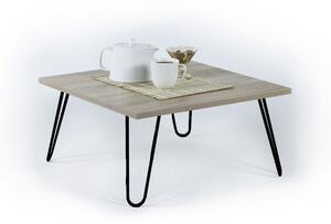 Tavolino da salotto 60x60x29 cm rovere Ilia