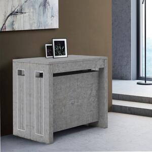 Consolle Allungabile 90x49/320x77 cm Transformer cemento