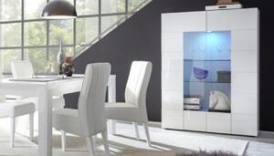 Mobile Vetrina 121x42x166 cm Artica bianca