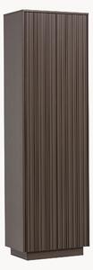 Credenza alta da parete in legno di pino Nova