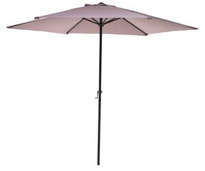 Ombrellone da Giardino Ø3 m Palo Ø38 mm in Ferro Telo in Poliestere Garden Tortora
