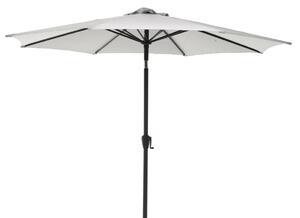 Ombrellone da Giardino Ø3 m Palo Ø48 mm in Alluminio Telo in Poliestere Palm Beach Antracite e Grigio