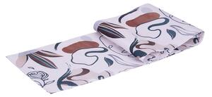 Runner da Tavolo Double Face 33x178 cm in Poliestere VdE Tivoli 1996 Face to grey