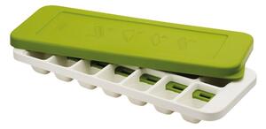 Joseph Joseph QuickSnap Plus Verde Vassoio per Cubetti di Ghiaccio con Meccanismo Rilascio Singoli Cubetti
