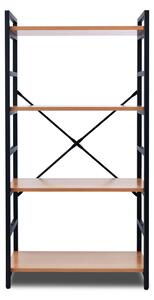 Libreria Cambridge 4 Ripiani Rovere