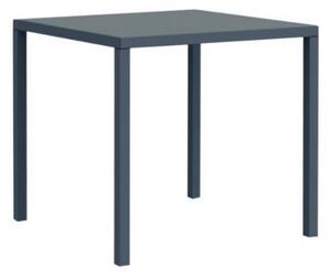 Tavolo da Giardino 80x80xH71 cm in Metallo Modas Grigio