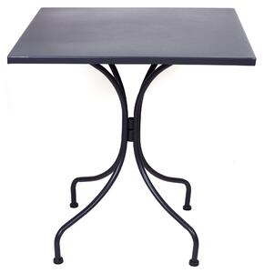 Tavolo da Giardino 70x70x71 cm in Metallo Sunny Grigio
