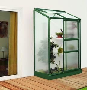 Serra da Parete Vitavia Ida 900 69x131x182 cm in Alluminio Verde e Policarbonato