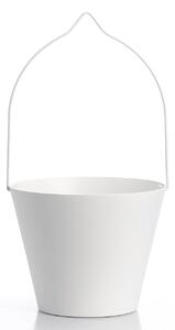 Secchiello per Rubinetti Porta-Secchio 25x23x18 cm in Alluminio Belfer 42/SC Bianco