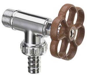 Rubinetto Laterale per Fontana da Giardino Stile Idrante Belfer RUB/014 Ruggine
