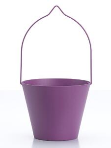 Secchiello per Rubinetti Porta-Secchio 25x23x18 cm in Alluminio Belfer 42/SC Viola