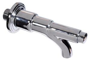 Rubinetto a Pulsante per Fontana da Giardino in Ottone Cromato Belfer RUB/021C