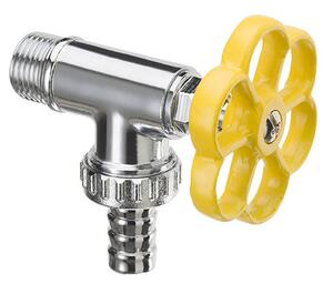 Rubinetto Laterale per Fontana da Giardino Stile Idrante Belfer RUB/014 Giallo