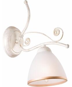 Brilagi - Lampada da parete LED ANTICO 1xE27/60W/230V 3000K bianco patinato