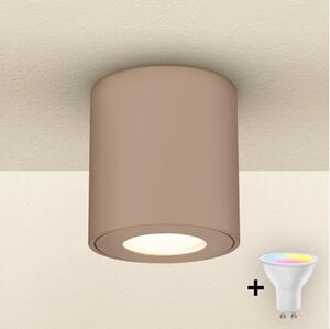 Brilagi - LED RGBW dimmerabile lampada da bagno MIA 1xGU10/4,8W/230V 84x80 mm beige IP54