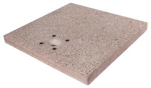 Base Quadrata 40x40x5 cm per Fontane con Ghiera Piccola in Cemento Belfer 42/BSE/2