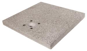 Base Quadrata 40x40x5 cm per Fontane con Ghiera Grande in Cemento Belfer 42/BSE/1