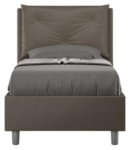 Letto Singolo 80x190 cm Senza Rete Appia Cappuccino
