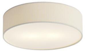 Plafoniera moderna bianca con paralume in velluto 38cm 2 luci - Luz