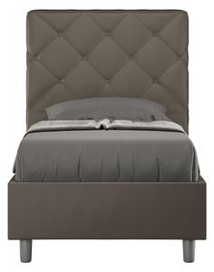 Letto Singolo 80x200 cm Senza Rete Priya Cappuccino
