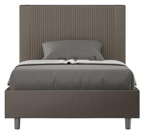 Letto 1 Piazza e Mezzo 120x190 cm Senza Rete Goya Cappuccino