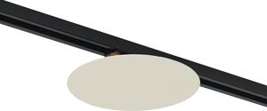 Plafoniera moderna beige per sistema di illuminazione a binario monofase a 2 luci - Iconic Pulley