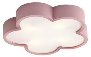 Plafoniera per bambini rosa e bianca - Lucille