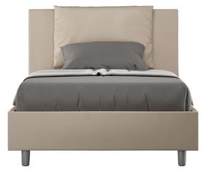 Letto 1 Piazza e Mezzo 120x190 cm Senza Rete Antea Tortora