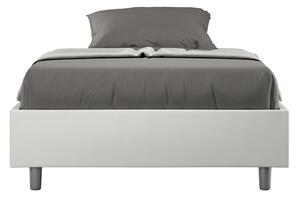 Letto Matrimoniale Francese Sommier 140x200 cm Senza Rete Azelia Bianco