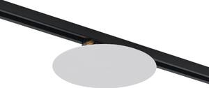 Plafoniera bianca moderna per sistema di illuminazione a binario monofase a 2 luci - Iconic Pulley