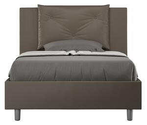 Letto 1 Piazza e Mezzo 120x190 cm Senza Rete Appia Cappuccino