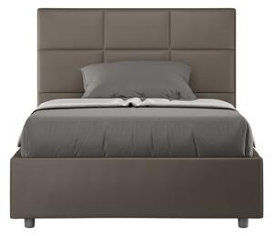 Letto Matrimoniale Francese 140x200 cm Senza Rete Mika Cappuccino